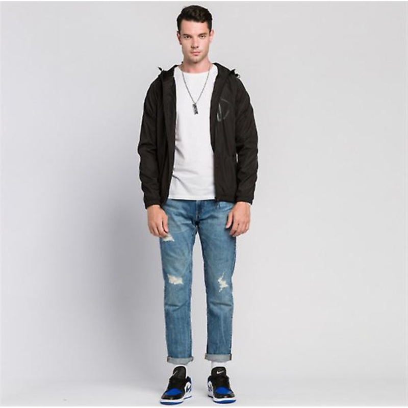 2022 Fall Men’s New Style Layered Personality Pocket Casual Women’s Jacket Hooded Jacket