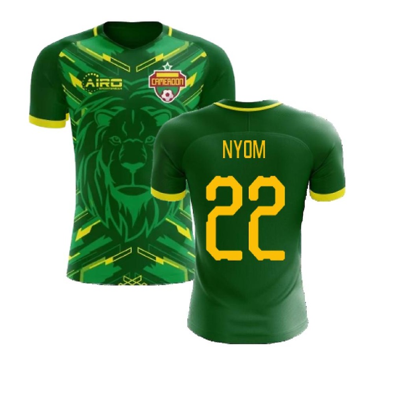 2025-2026 Cameroon Home Concept Football Shirt (Nyom 22) – Kids