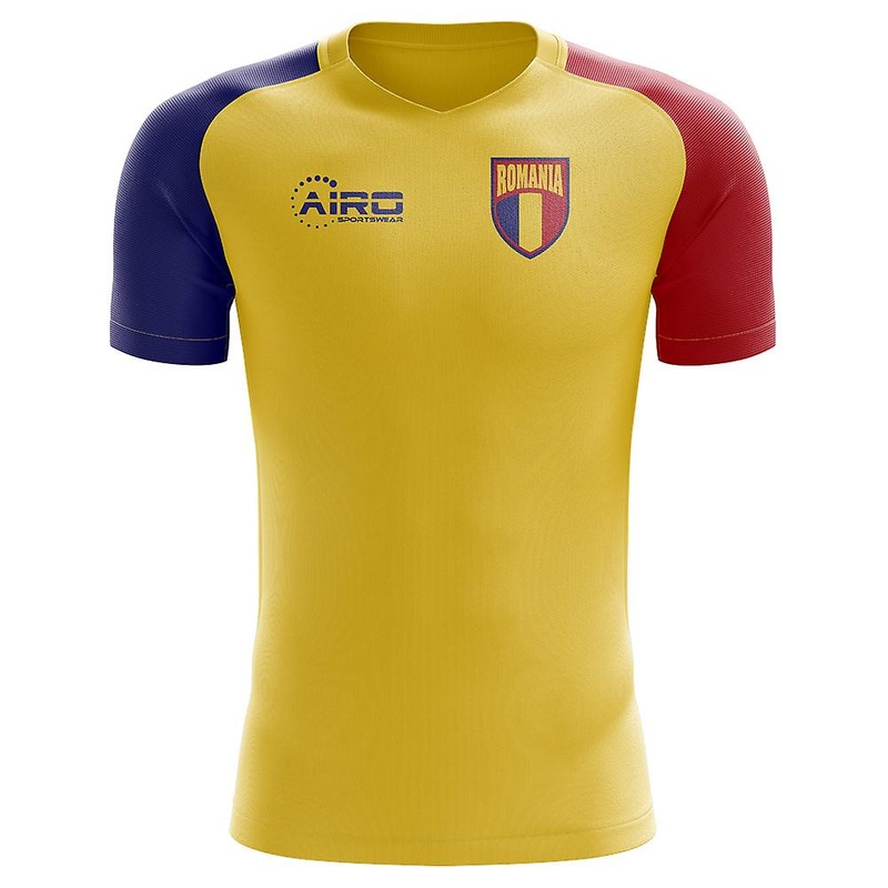 2025-2026 Romania Home Concept Football Shirt – Kids (Long Sleeve)