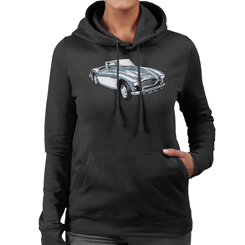 Austin Healey 100 Six British Motor Heritage Women’s Hooded Sweatshirt