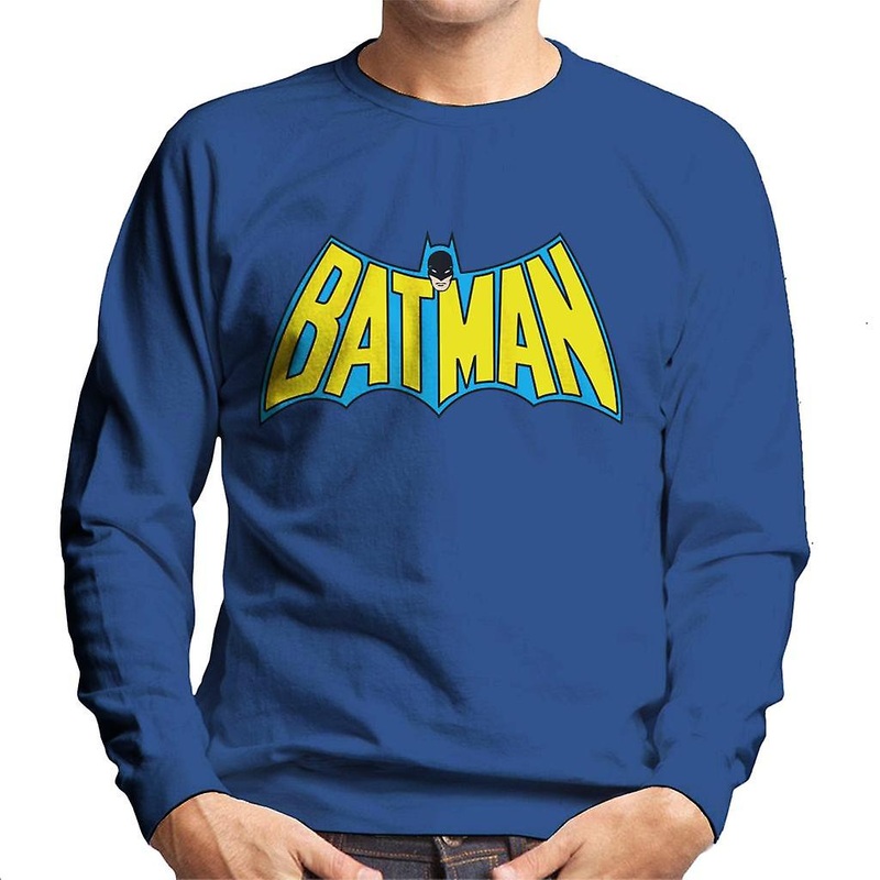 Batman Yellow Bat Symbol Men’s Sweatshirt
