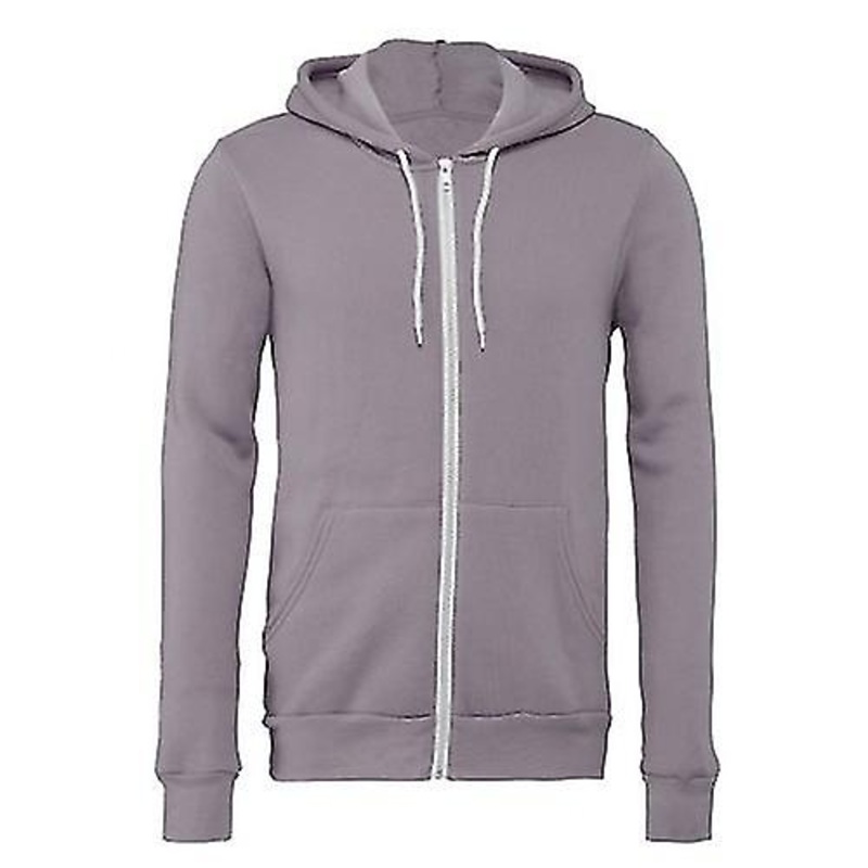 Bella + Canvas Adults Unisex Full Zip Hoodie