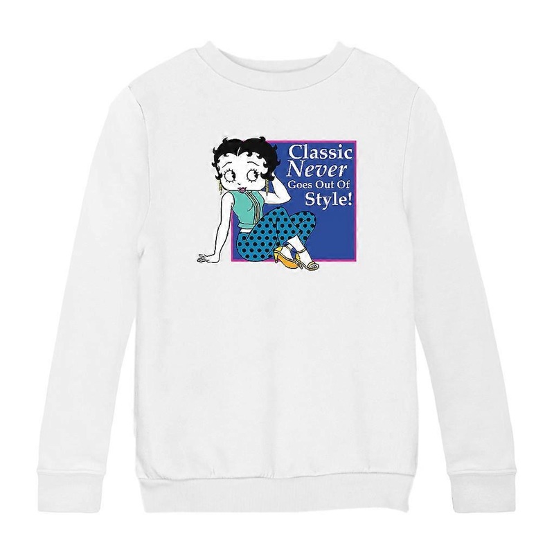 Betty Boop Classic Never Goes Out Of Style! Kid’s Sweatshirt