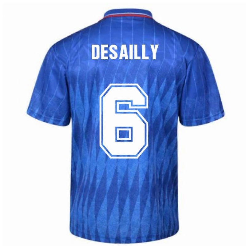 Chelsea 1990 Retro Football Shirt (DESAILLY 6)