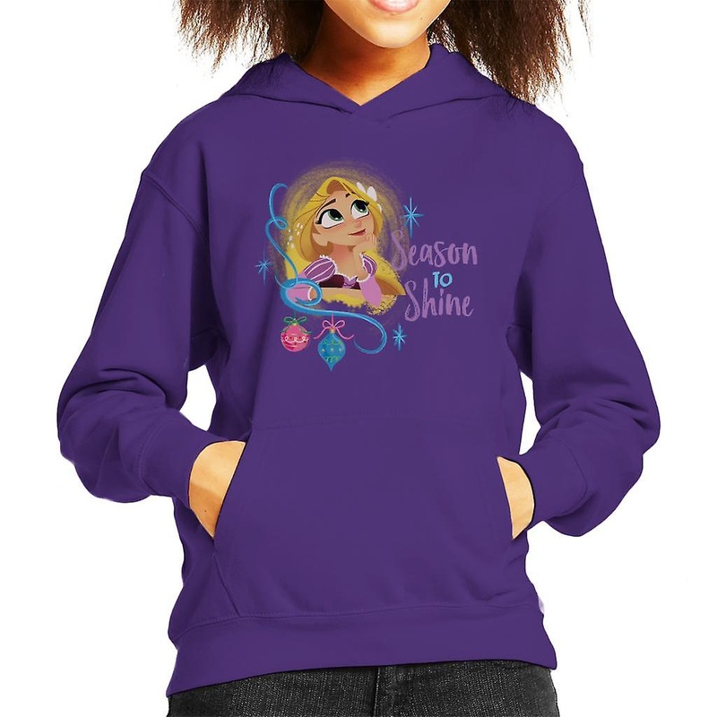 Disney Tangled Rapunzel Christmas Season To Shine Kid’s Hooded Sweatshirt