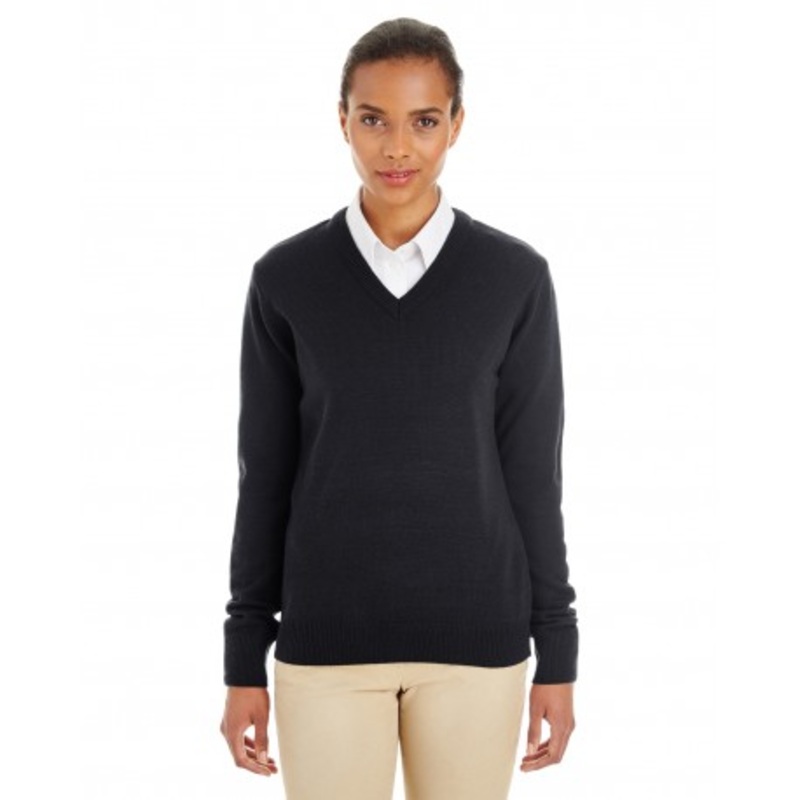 Harriton M420W Ladies’ Pilbloc V-Neck Sweater | Harriton M420W
