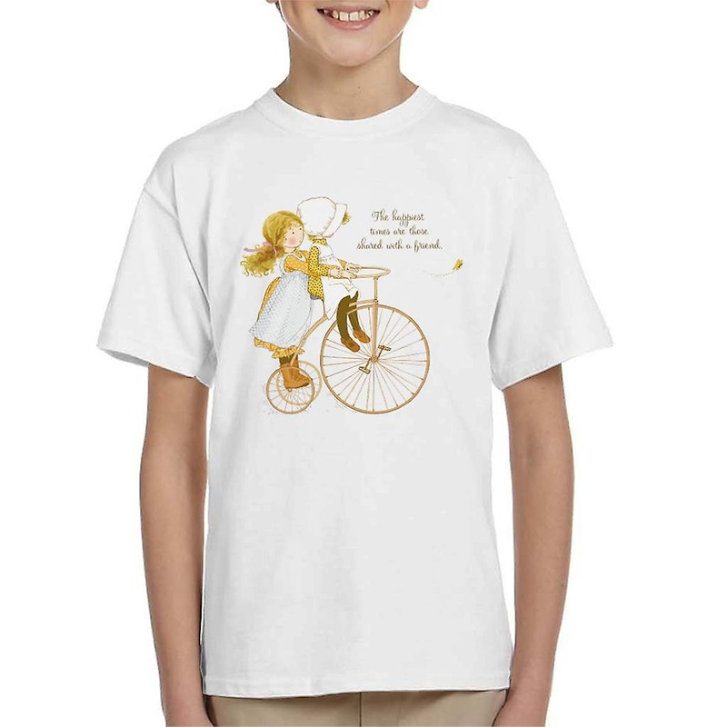 Holly Hobbie Happiest Times Are Shared With A Friend Kid’s T-Shirt