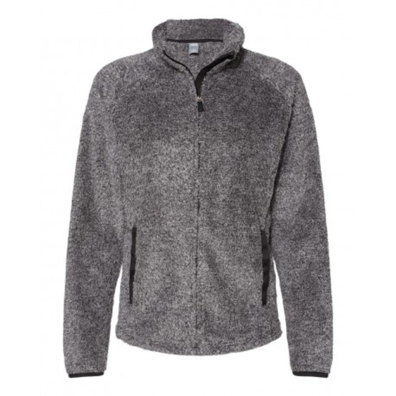 J. America 8463 Women’s Boundary Shag Frosty Sherpa Full-Zip | J. America 8463