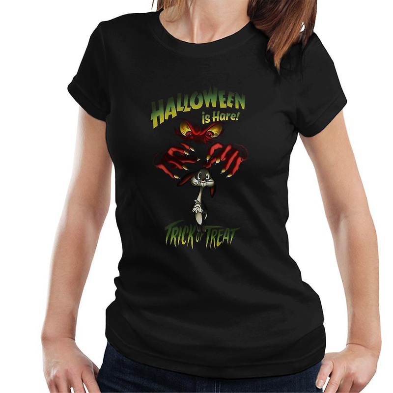 Looney Tunes Halloween Is Here Bugs Bunny Women’s T-Shirt