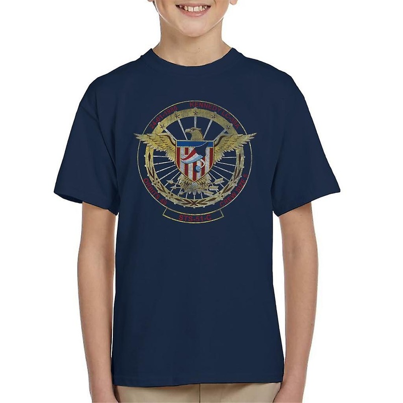 NASA STS 51 C Discovery Mission Badge Distressed Kid’s T-Shirt