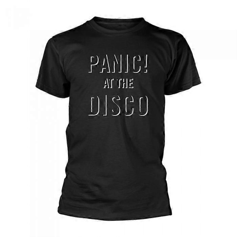 Panic! At The Disco Unisex Adult Shadow Logo T-Shirt