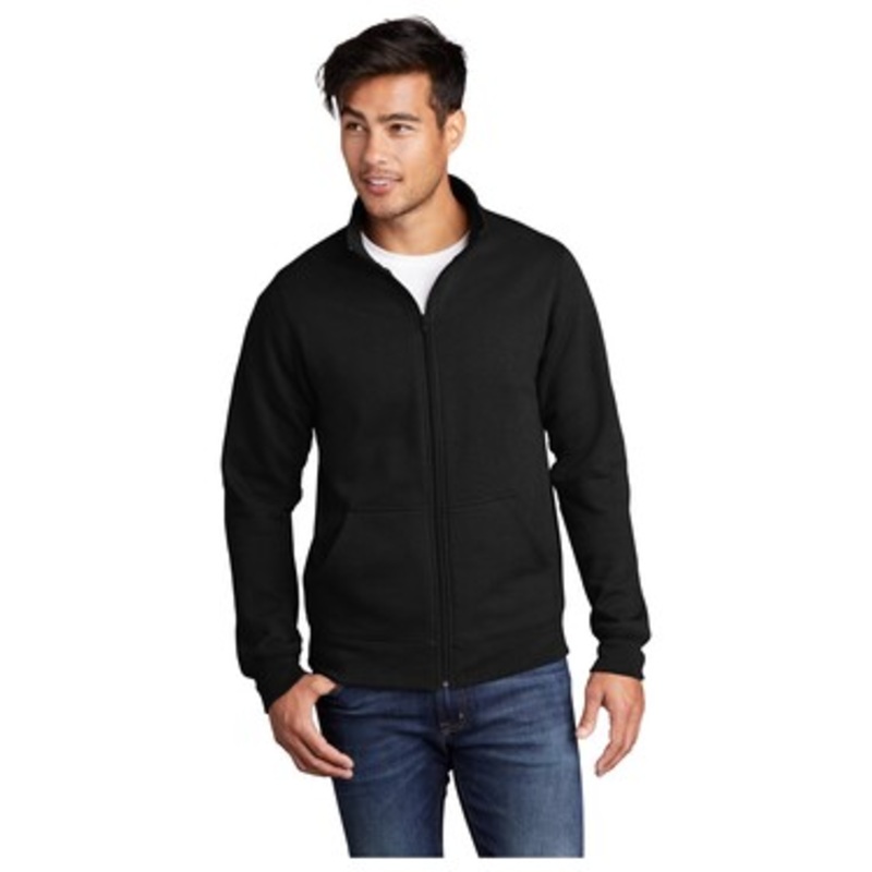 Port & Company PC78FZ Core Fleece Cadet Zip-Up Sweatshirt