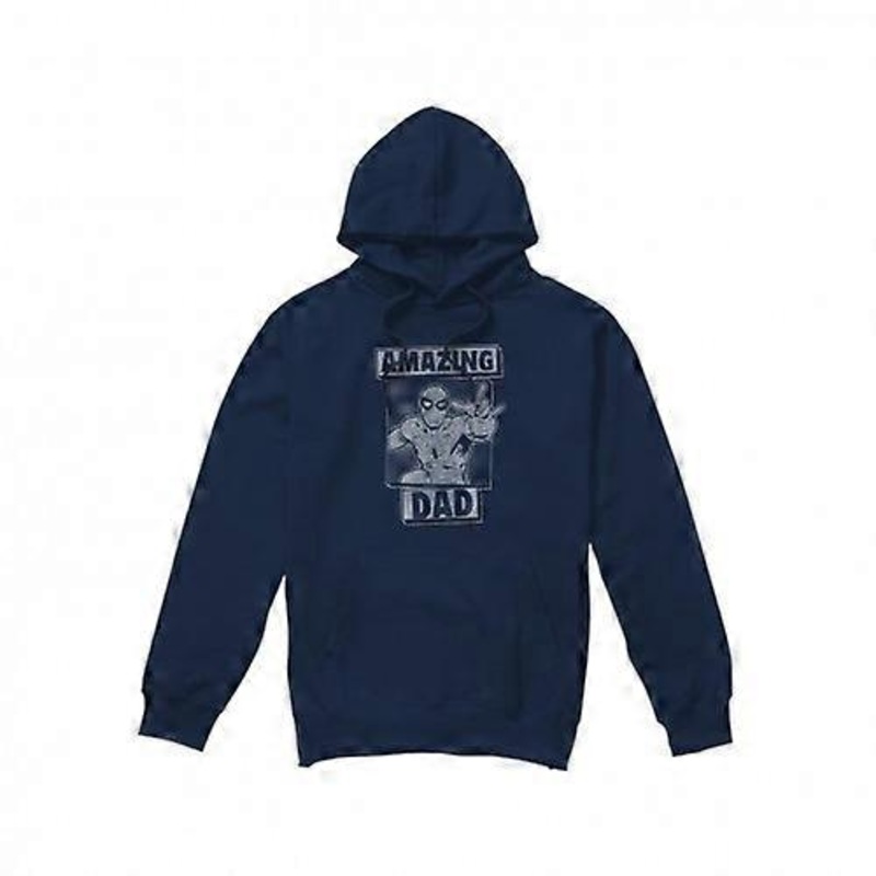 Spider-Man Mens Amazing Dad Mono Fathers Day Hoodie