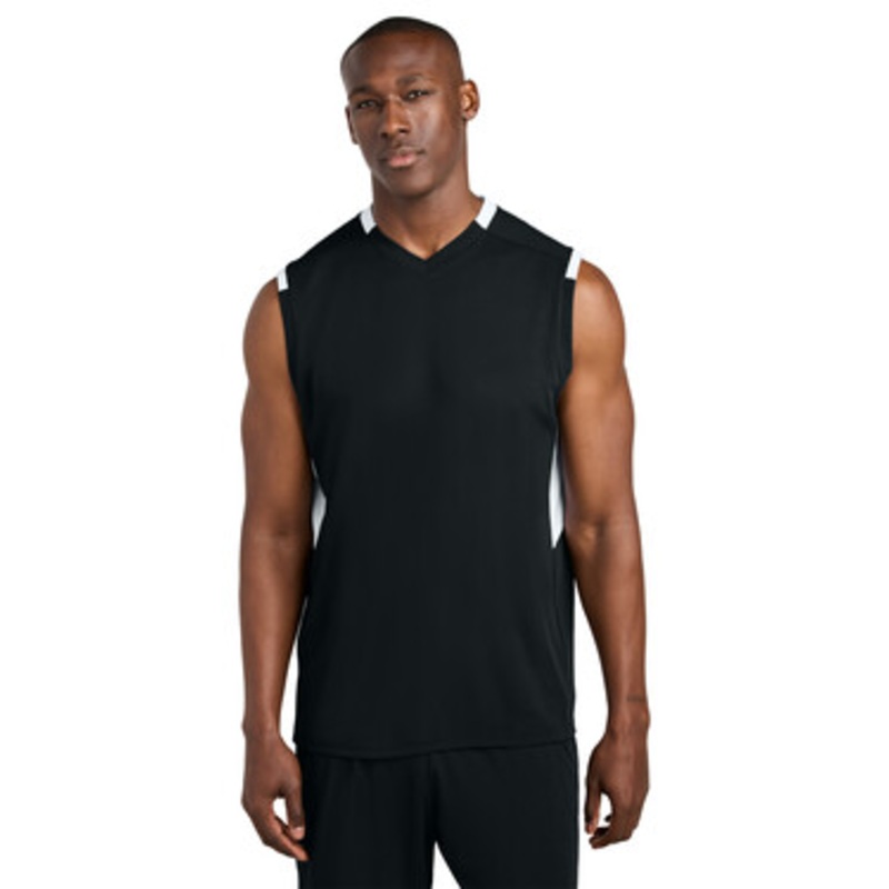 Sport-Tek ST441 Club Sleeveless V-Neck