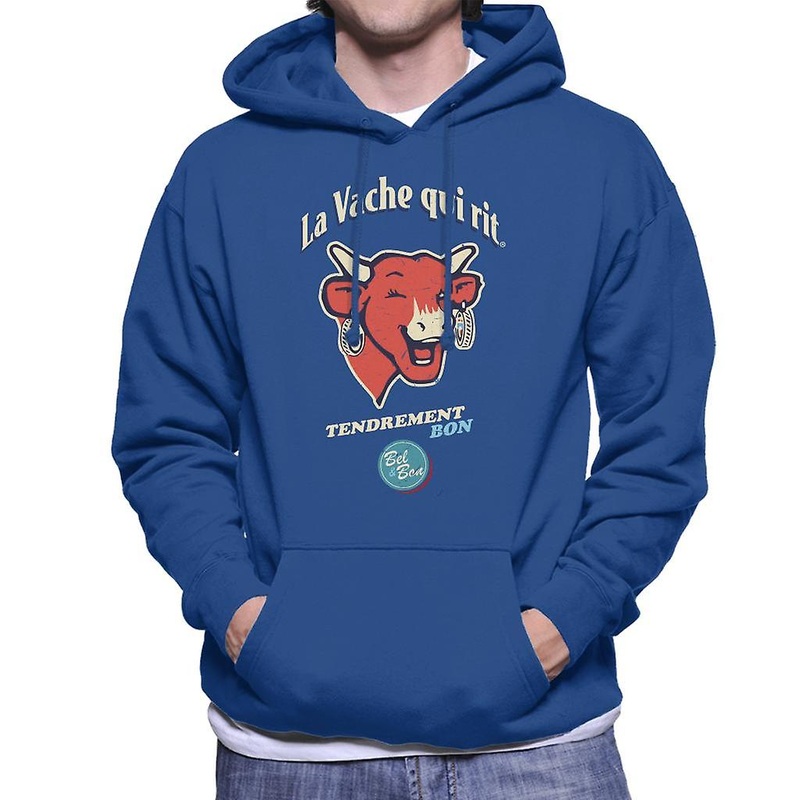 The Laughing Cow Tendrement Bon Men’s Hooded Sweatshirt