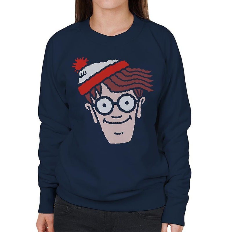 Where’s Wally Character Head Women’s Sweatshirt