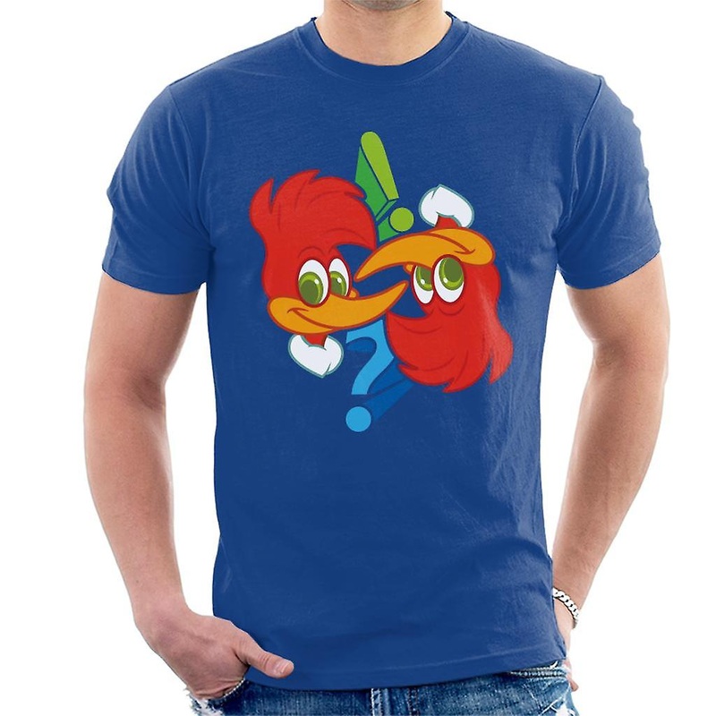 Woody Woodpecker Winnie Question Mark Men’s T-Shirt