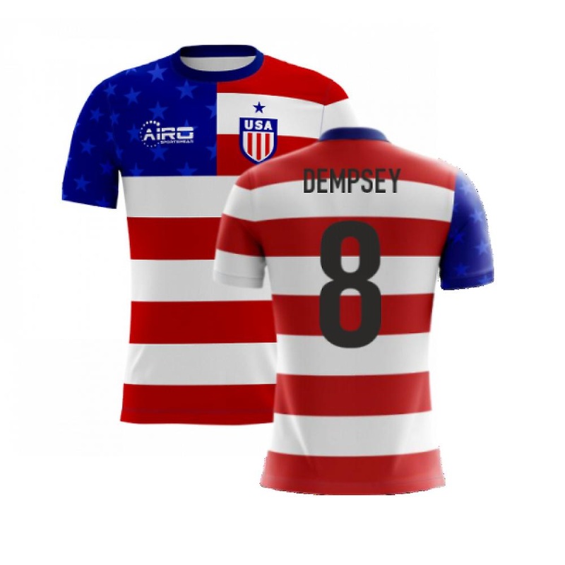2025-2026 USA Airo Concept Home Shirt (Dempsey 8) – Kids