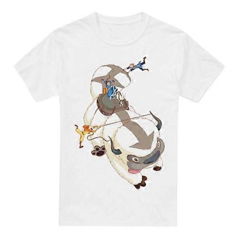 Avatar: The Last Airbender Mens Hang On Appa T-Shirt