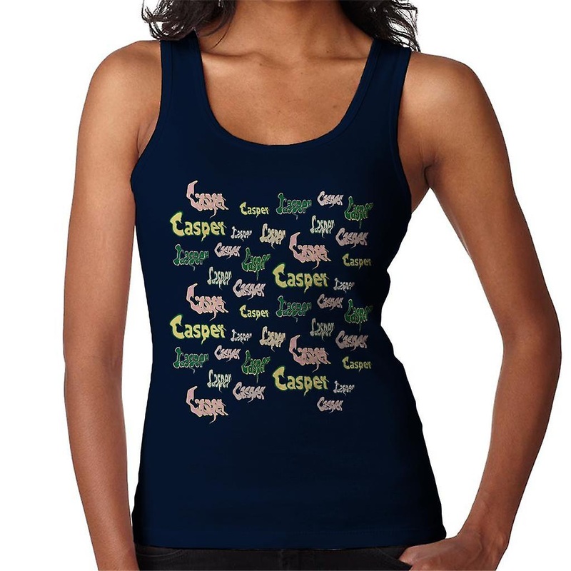 Casper The Friendly Ghost Logo Fonts Women’s Vest