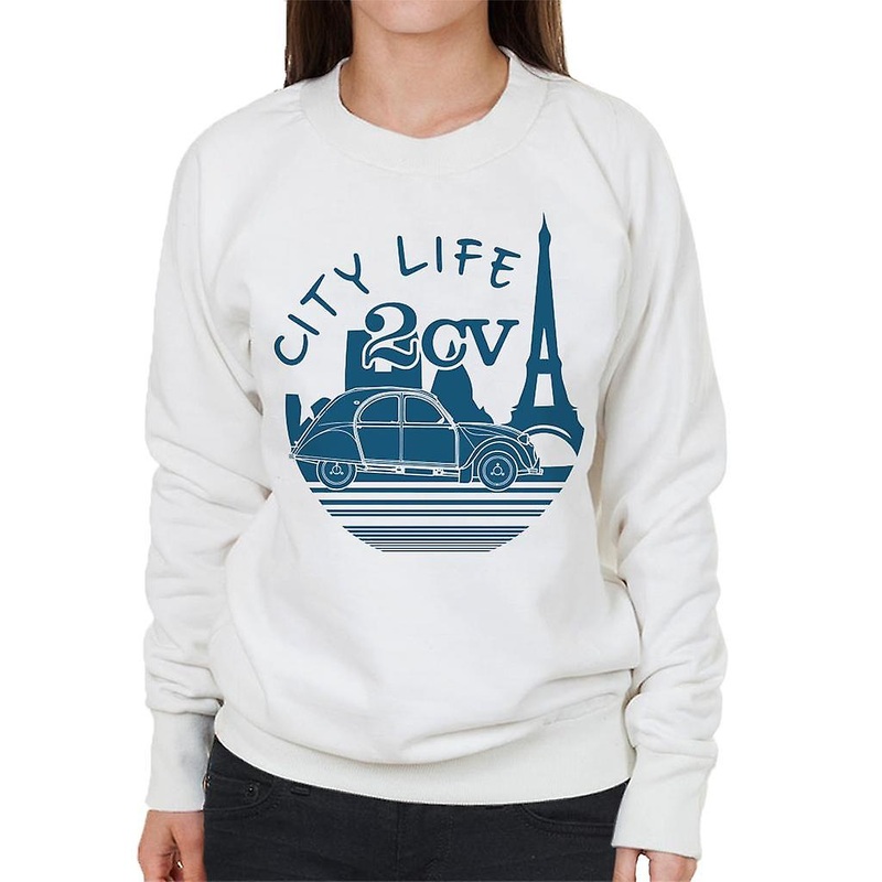 Citroen 2CV City Life Paris For Light Women’s Sweatshirt