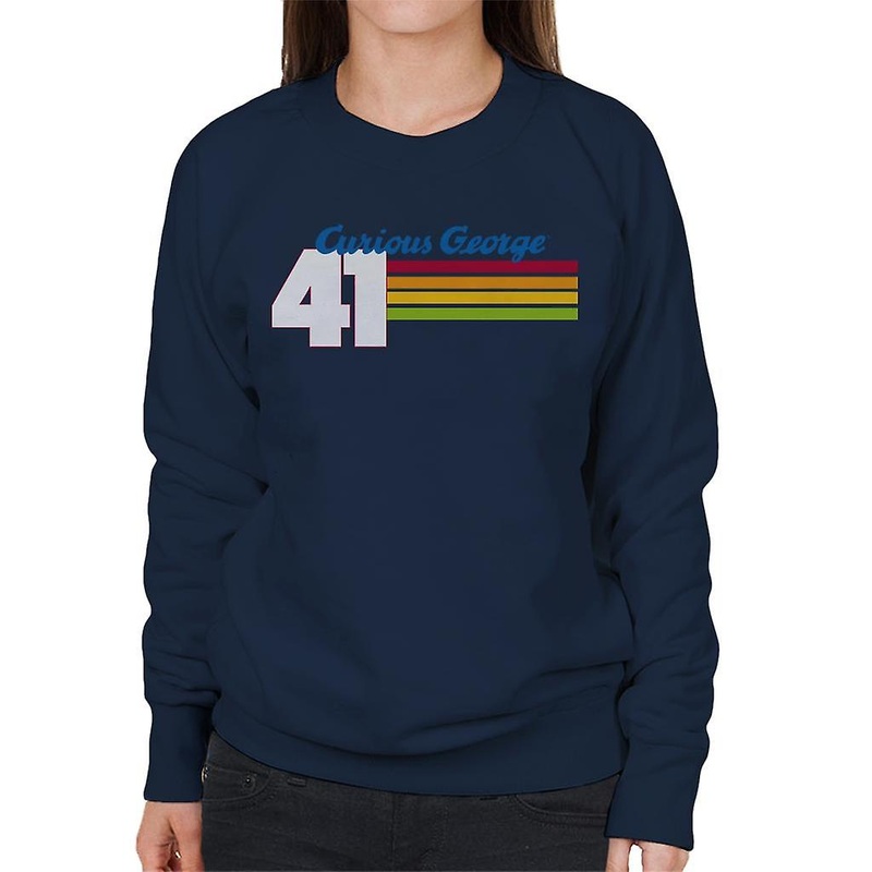 Curious George 41 Race Stripes Women’s Sweatshirt