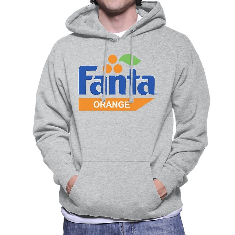 Fanta Orange Retro 1980s Logo Men’s Hooded Sweatshirt