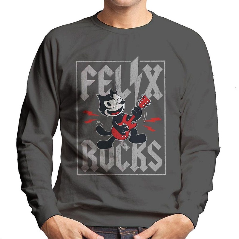 Felix The Cat The Rock Star Men’s Sweatshirt