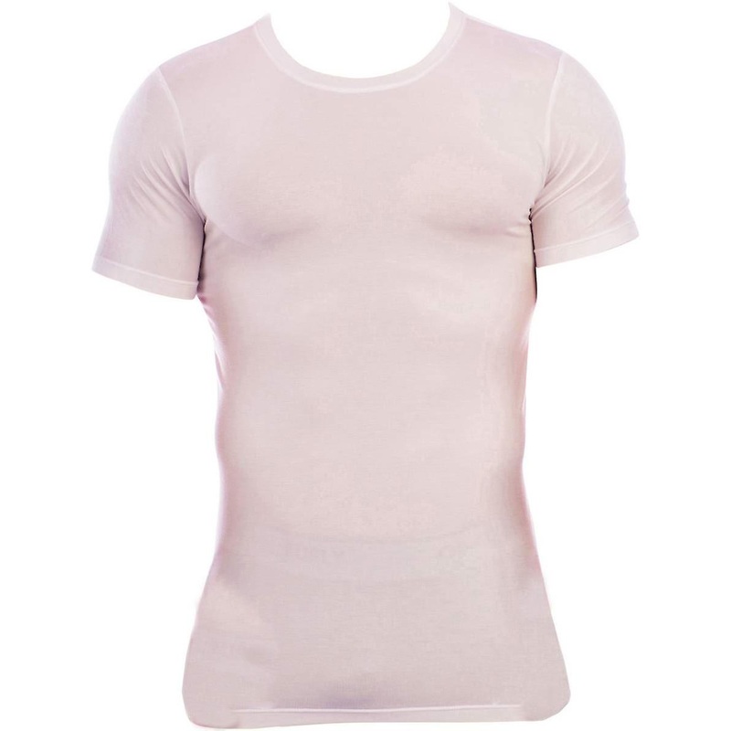 Obviously Essence Crew Neck Short Sleeve Undershirt – White