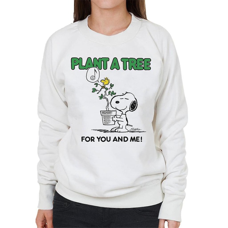 Peanuts Snoopy Plant A Tree Women’s Sweatshirt