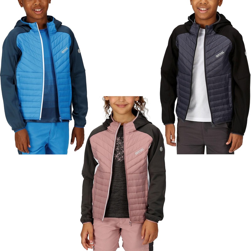 Regatta Kids Kilder Hybrid VI Water Resistant Outdoor Walking  Jacket Coat