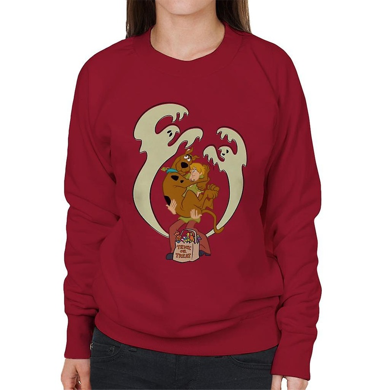 Scooby Doo Halloween Trick Or Treat Ghosts Women’s Sweatshirt