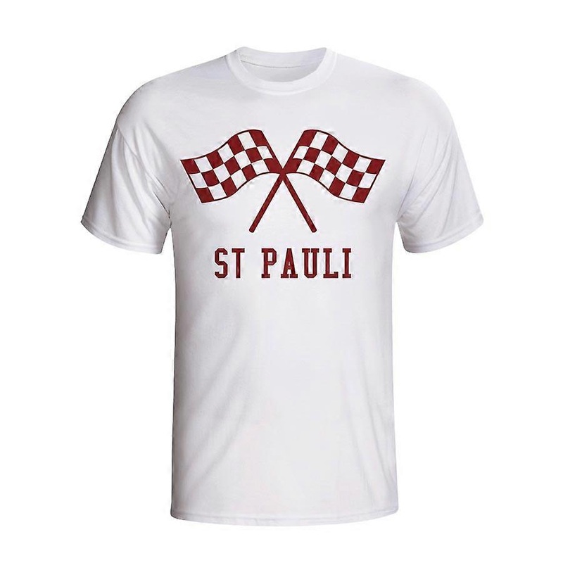 St Pauli Waving Flags T-shirt (white) – Kids