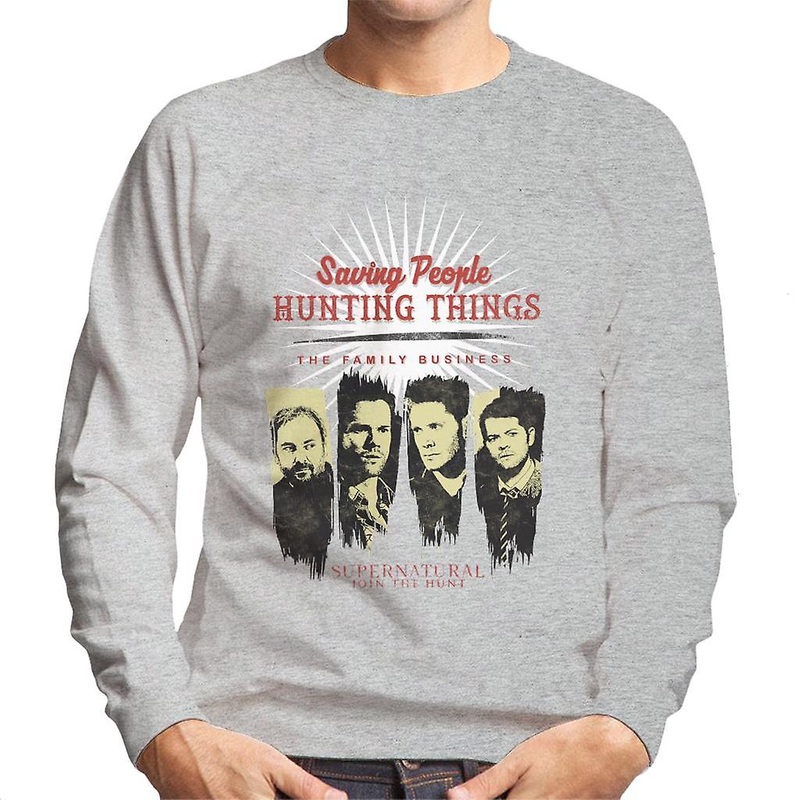 Supernatural Saving People Hunting Things Men’s Sweatshirt