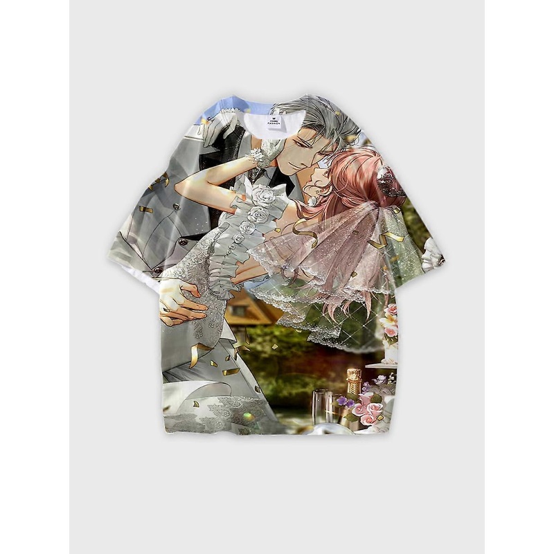 T-Shirt Short Sleeve Round Neck JW2057 Summer Casual Loose Fit