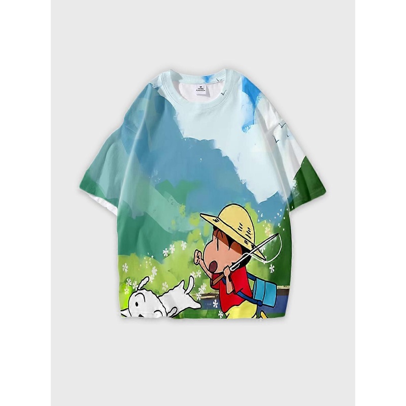 T-shirt short sleeve round neck summer casual loose JW193