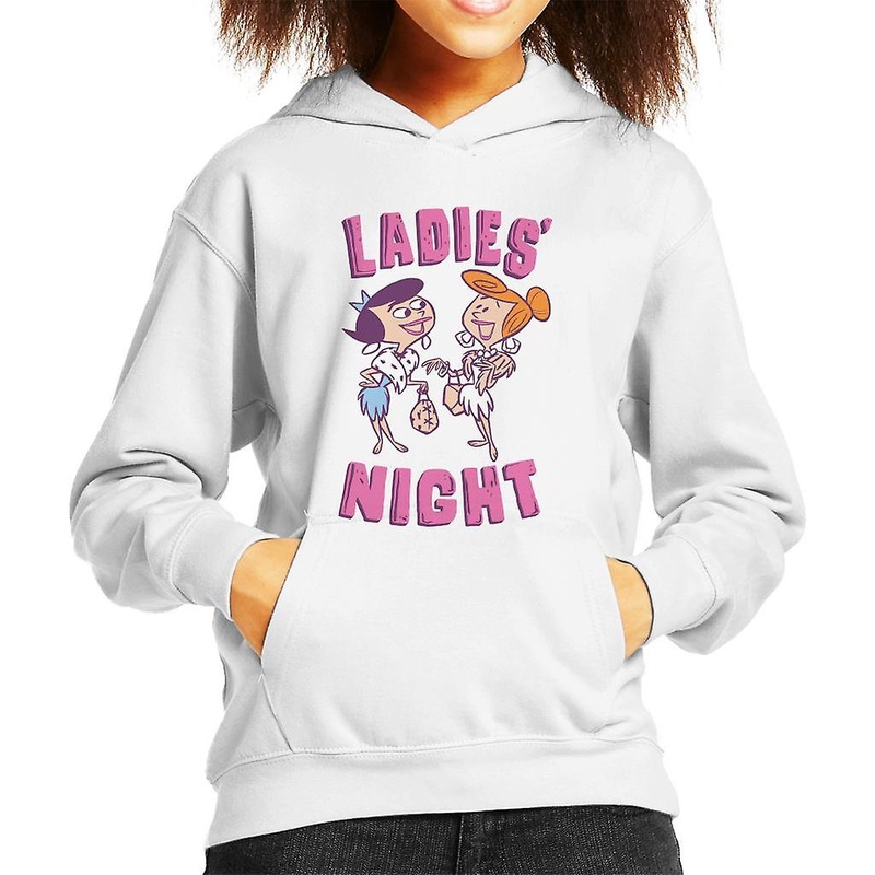 The Flintstones Betty And Wilma Ladies Night Kid’s Hooded Sweatshirt