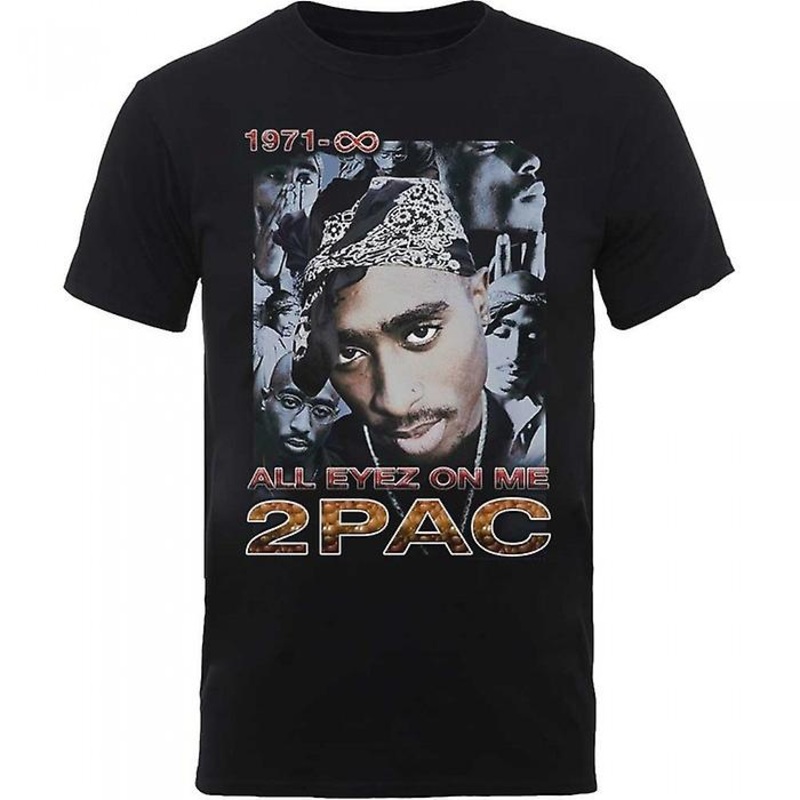 Tupac Shakur Unisex Adult All Eyez 1971 Cotton T-Shirt