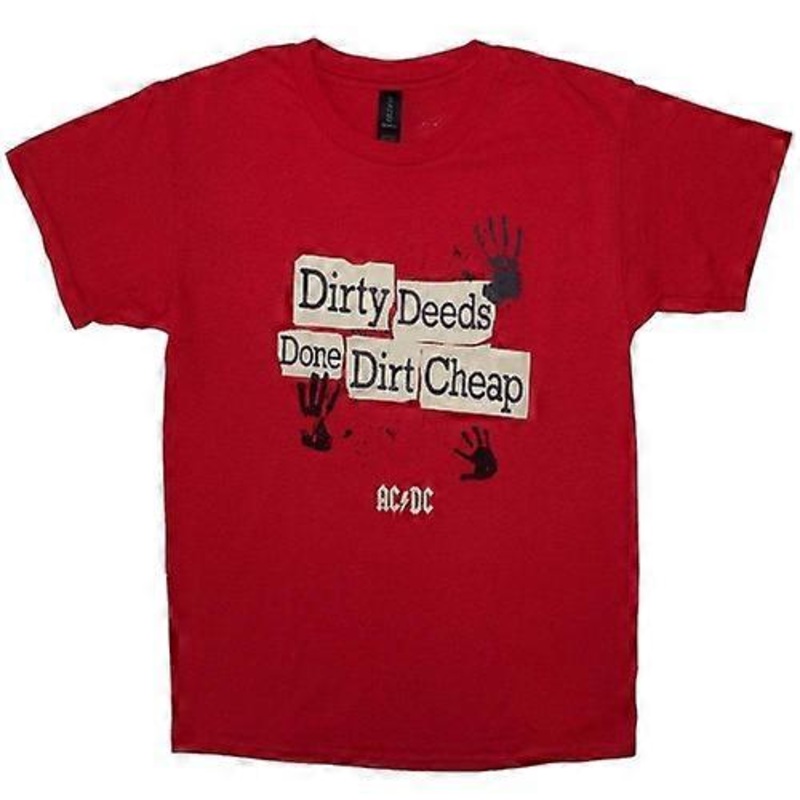 AC/DC Childrens/Kids Dirty Deeds Done Dirt Cheap T-Shirt