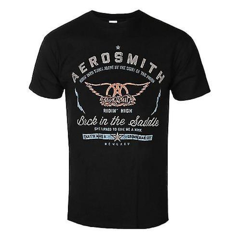 Aerosmith Unisex Adult Back In The Saddle Cotton T-Shirt