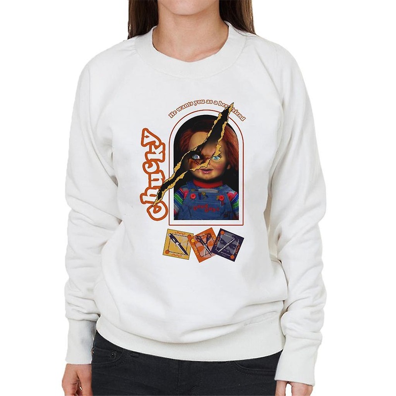 Chucky He Wants You As A Best Friend Women’s Sweatshirt
