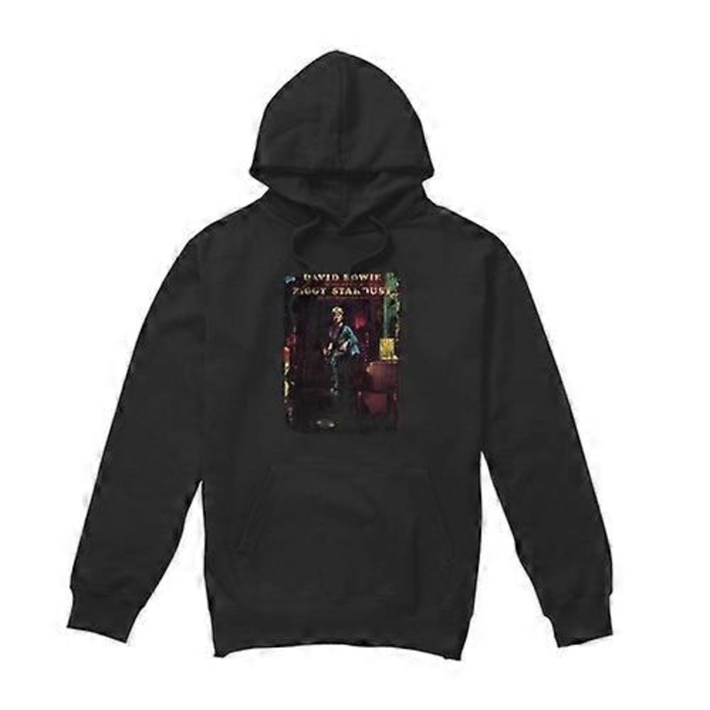 David Bowie Mens Ziggy Stardust Album Hoodie