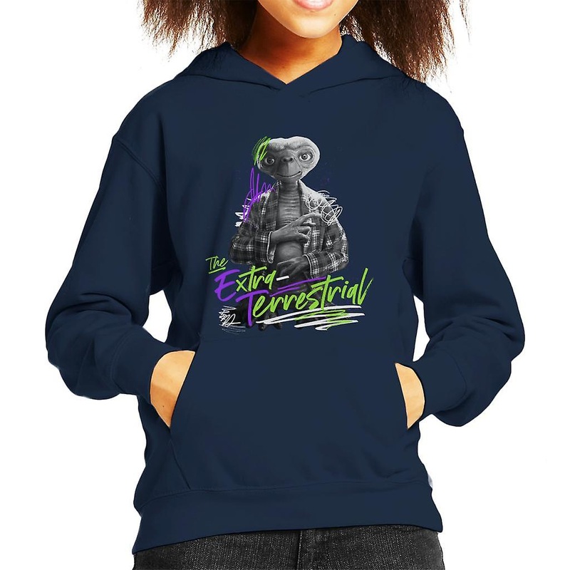 E.T. The Extra Terrestrial Retro Signature Kid’s Hooded Sweatshirt