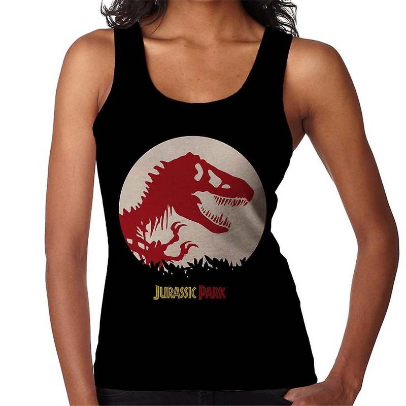 Jurassic Park T Rex Red Skeleton Icon Women’s Vest