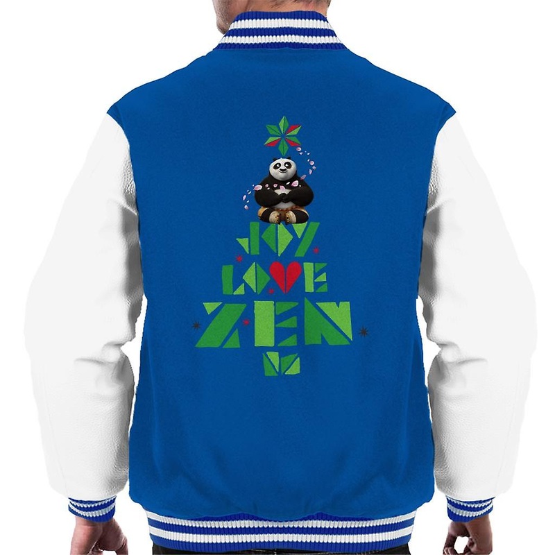 Kung Fu Panda Christmas Tree Jo Joy Love Zen Men’s Varsity Jacket