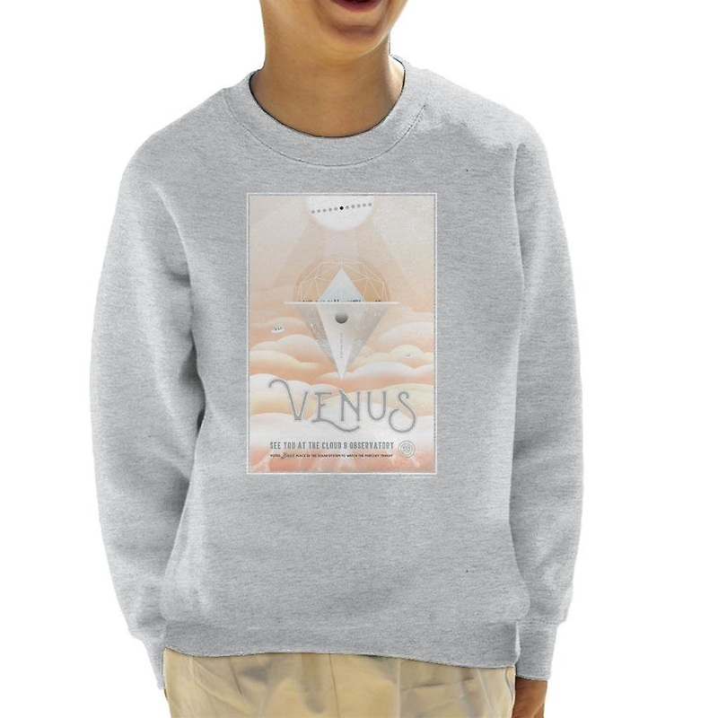 NASA Venus Cloud 9 Interplanetary Travel Poster Kid’s Sweatshirt