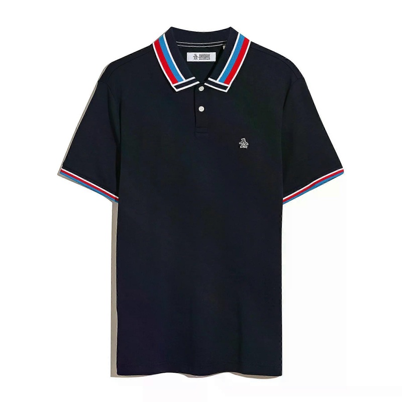 Original Penguin Interlock Novelty Tipped Polo