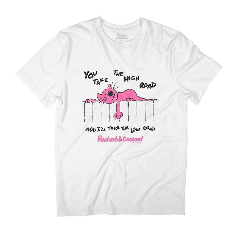 Roobarb & Custard I’ll Take The Low Road Custard Men’s T-Shirt