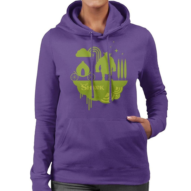 Shrek Silhouette Women’s Hooded Sweatshirt