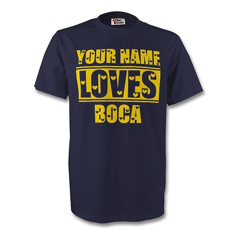 Your Name Loves Boca T-shirt (navy) – Kids